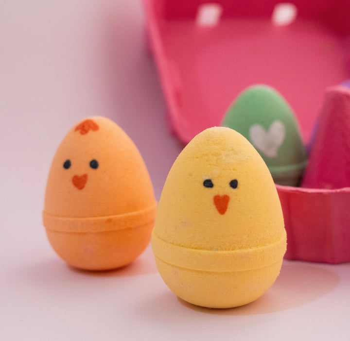 Easter Egg Carton Bath Bombs - Pink