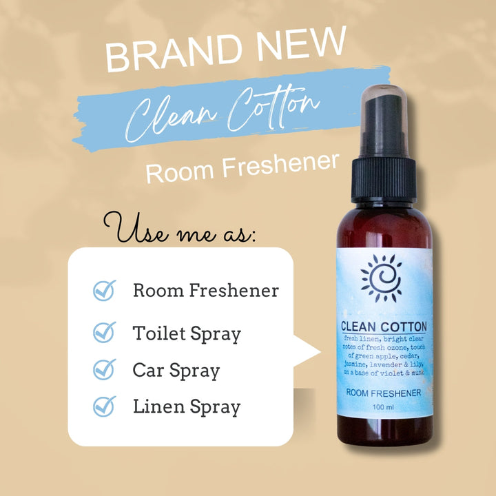 Clean Cotton - Room Freshener 100ml-Room Freshener-Elena Bath and Body-best-luxury