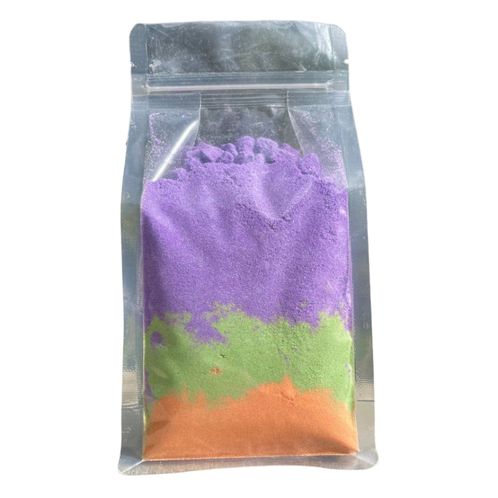 Passionfruit & Paw Paw 450gr Bath Bomb Crumble-Bath Crumble Bath Dust-Elena Bath and Body-natural-chemical-free-bath-bomb-dust-for-kids-made-in-australia