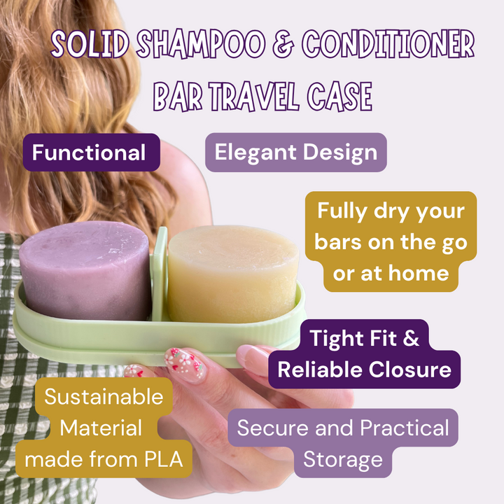 Less Than Perfect: Shampoo & Conditioner Bar Travel Case