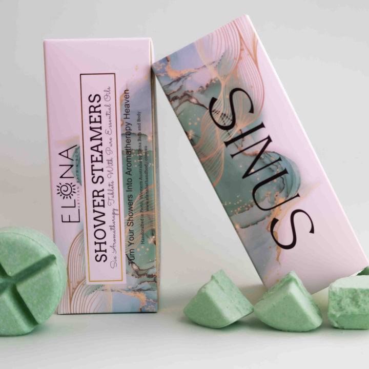Sinus - Aromatherapy Shower Steamer-Aromatherapy Shower Steamers-Elena Bath and Body-aromatherapy-essential-oils-australia-menthol-sinus-relax-sleep-tablet-disc-strong-Shower-steamers-shower-bombs-shower-melts-aromatherapy-shower-tablets-shower-fizzies-shower-pods-shower-soothers-shower-discs-steam-therapy-tablets-spa-steamers-shower-aromatherapy-bombs-effervescent-shower-tablets-steam-melts-sinus-relief-tablets-decongestant-melts-energy-boost-discs-relaxation-tablets-sleep-steamers-wellness-pods-aromathera