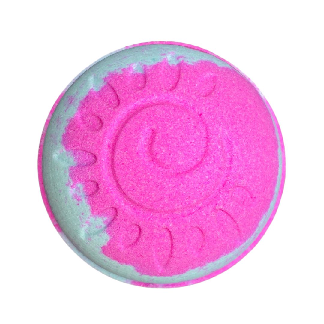 Unicorn Essence (Pink Sugar) Bomb-Luxury Bath Bomb-Elena Bath and Body-natural-chemical-free-bath-bombs-for-kids-made-in-australia