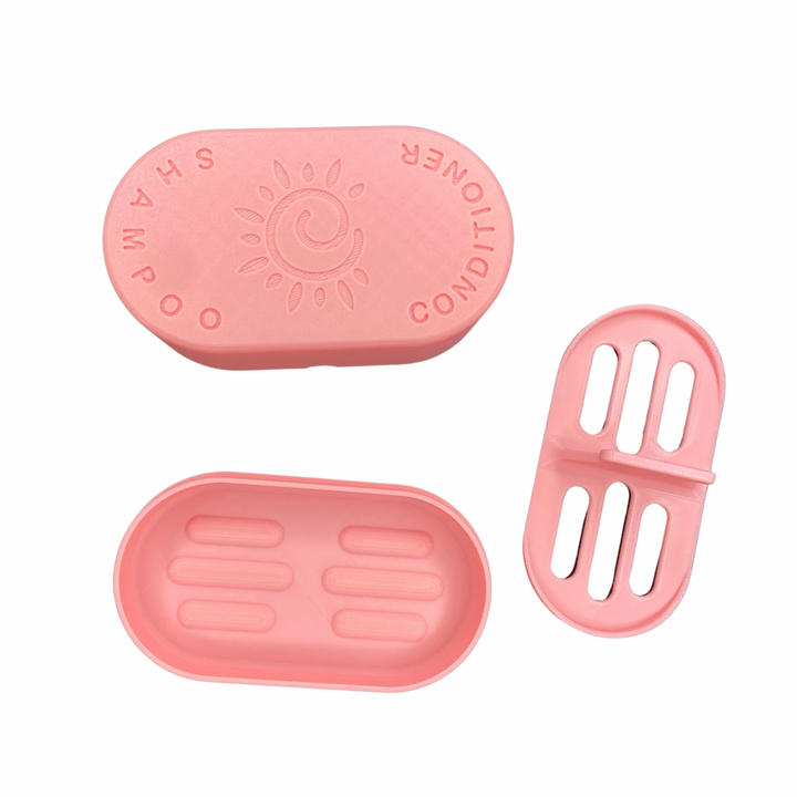 Shampoo & Conditioner Bar Travel Case