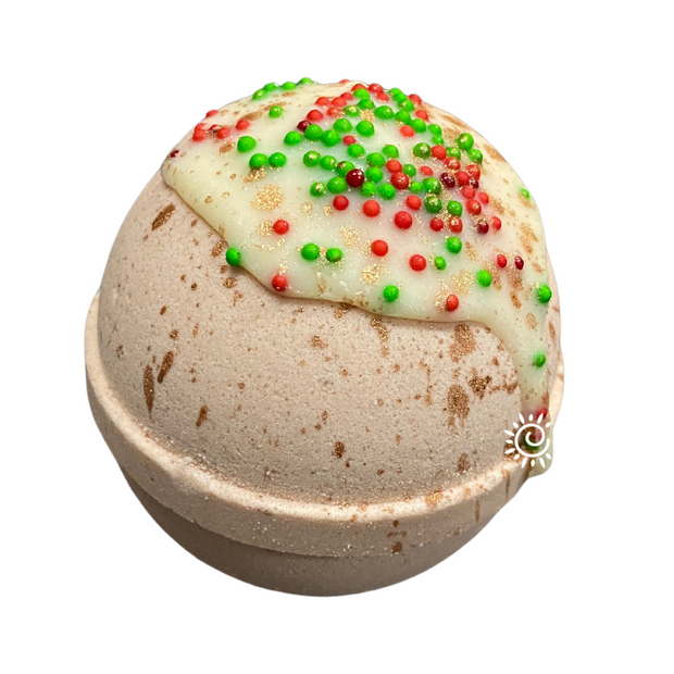 Christmas Pudding - Bath Bomb with Cocoa Butter Melt