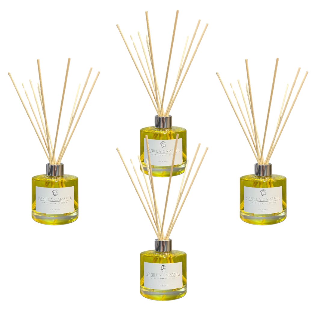 Reed Diffuser Bundle 4 x 200ml | Long Lasting Home Fragrance | Elena ...
