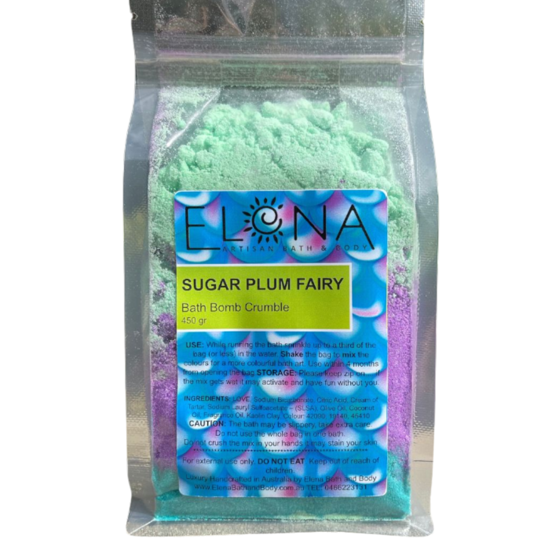 Sugar Plum Fairy 450gr Bath Bomb Crumble