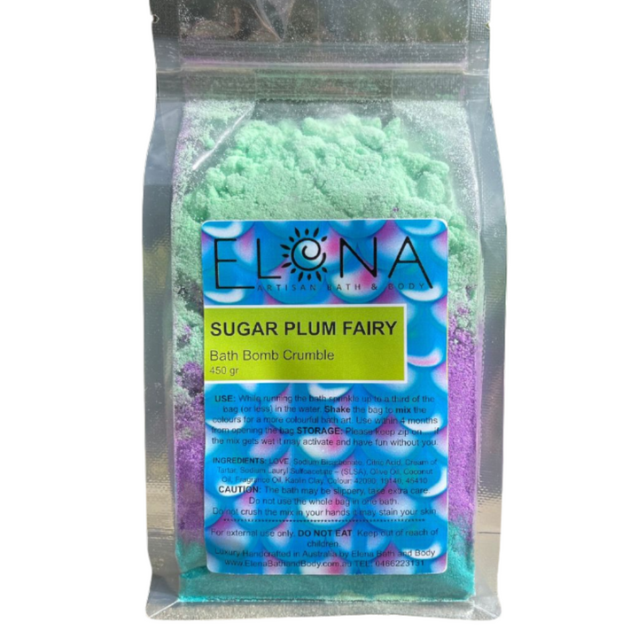 Sugar Plum Fairy 450gr Bath Bomb Crumble