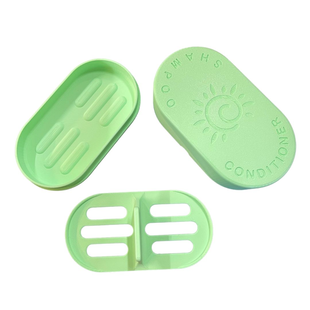 Less Than Perfect: Shampoo & Conditioner Bar Travel Case