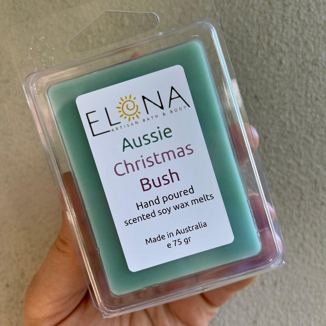 Aussie Christmas Bush Melt-Soy Wax Melts-Elena Bath and Body-natural-eco-friendly-pure-strong-fragrance-long-lasting-handmade-in-australia