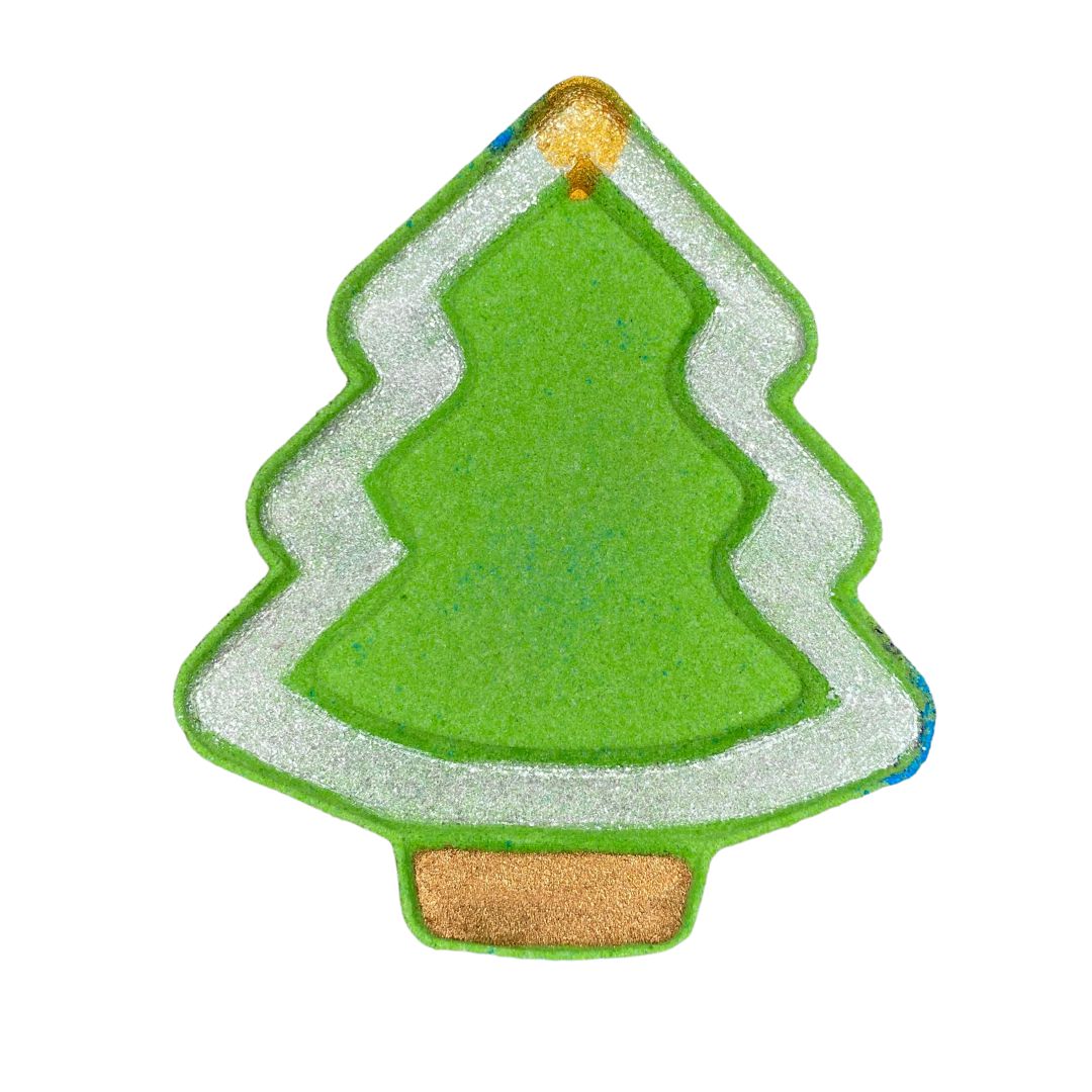 Christmas Tree-Luxury Bath Bomb-Elena Bath and Body-natural-chemical-free-bath-bombs-for-kids-made-in-australia