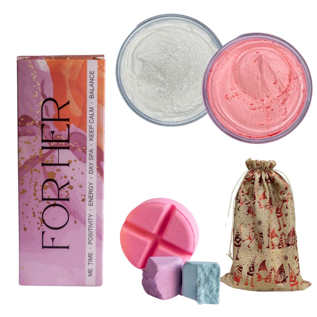 Custom Shower Steamer, Scrub & Mousse Christmas Gift Bag-BYOB-BYOB-best-luxury