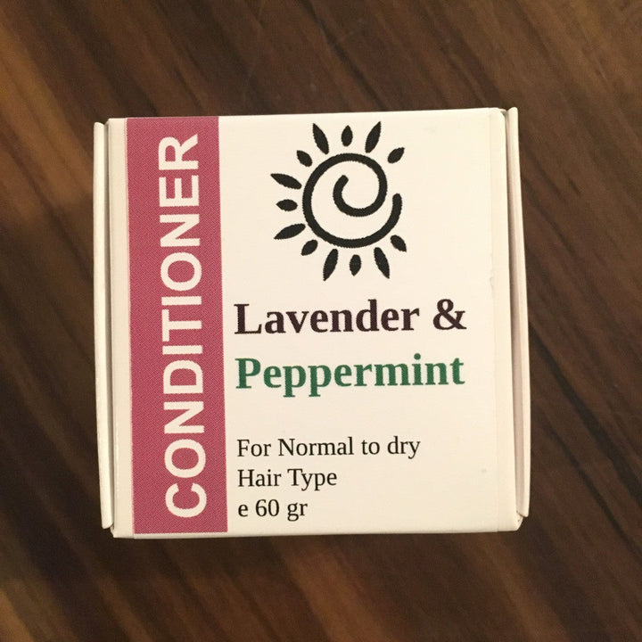 Lavender & Peppermint - Conditioner Bar [Normal to Dry Hair Types]-Solid Shampoo Conditioner Bar-Elena Bath and Body-natural-solid-shampoo-conditioner-curly-hair-ph-balanced-made-in-australia