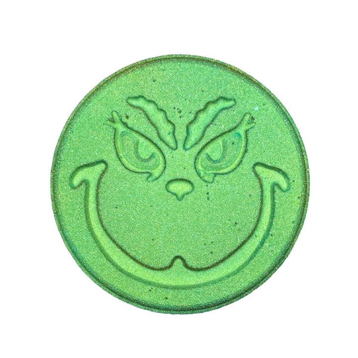 Merry Grinchmas Bath Bomb-Luxury Bath Bomb-Elena Bath and Body-natural-chemical-free-bath-bombs-for-kids-made-in-australia