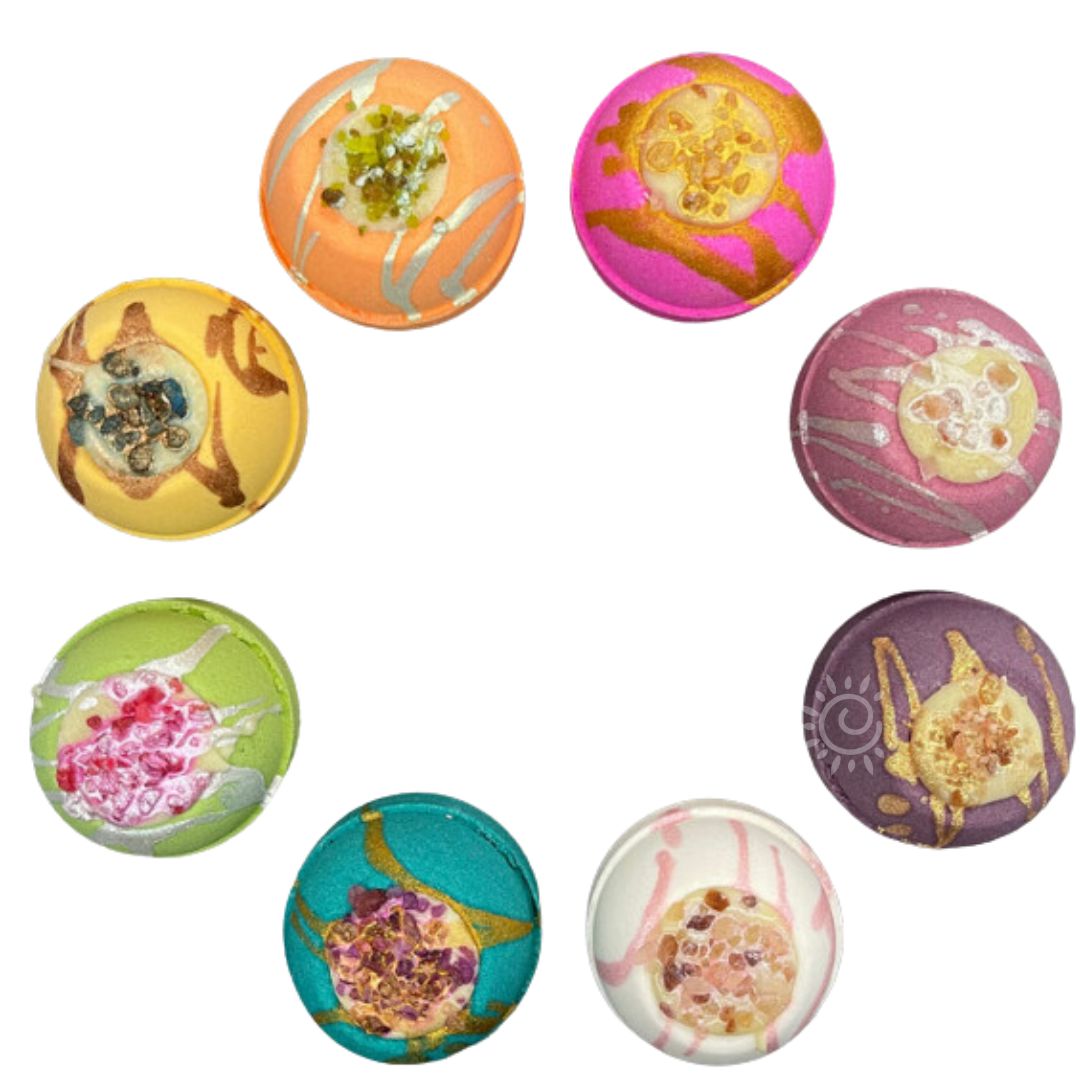 Mini Magna Bath Bomb Combo - 5 Mixed Scents, handmade in Perth WA by Elena Bath and Body