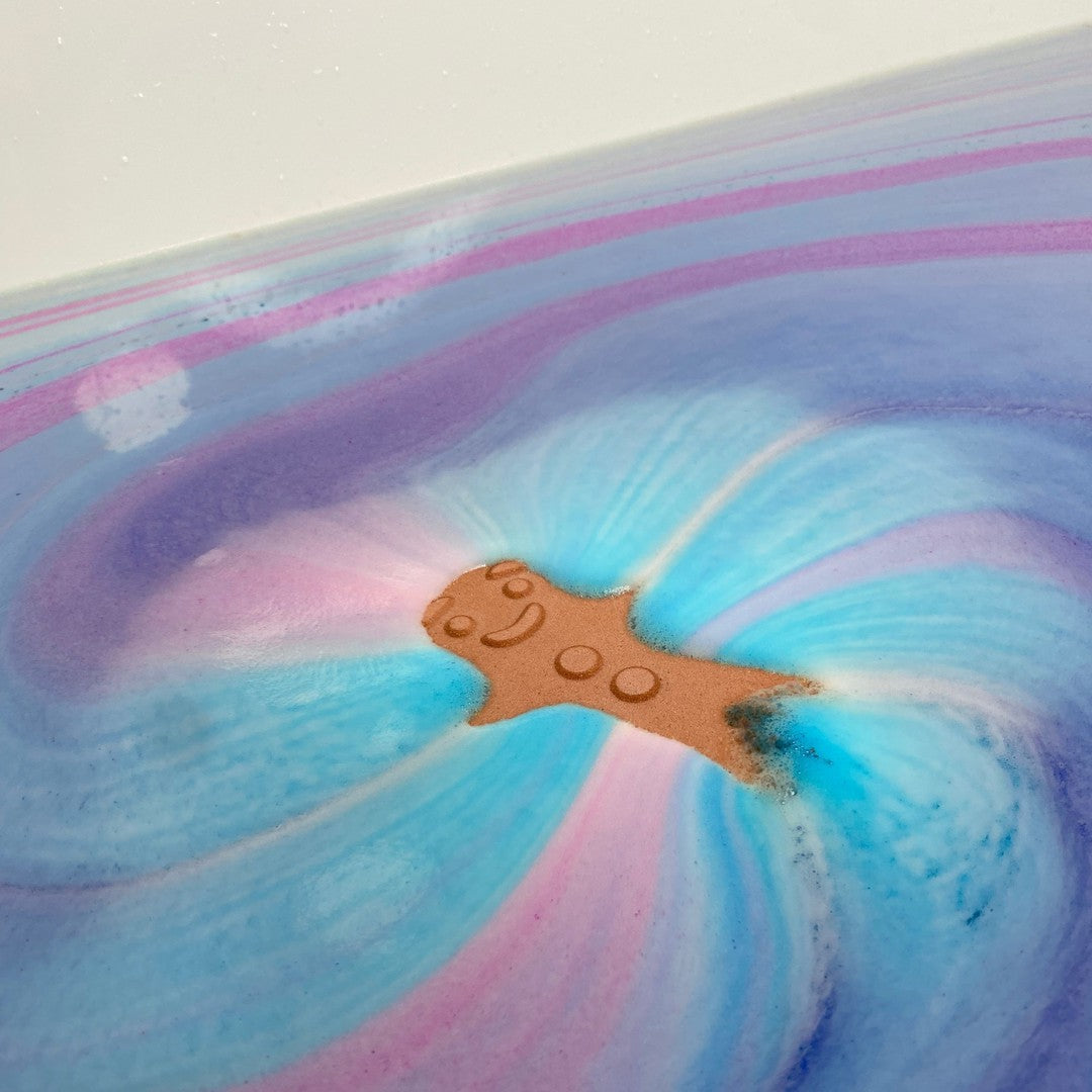 Mr. Gingie Bread Man-Luxury Bath Bomb-Elena Bath and Body-natural-chemical-free-bath-bombs-for-kids-made-in-australia