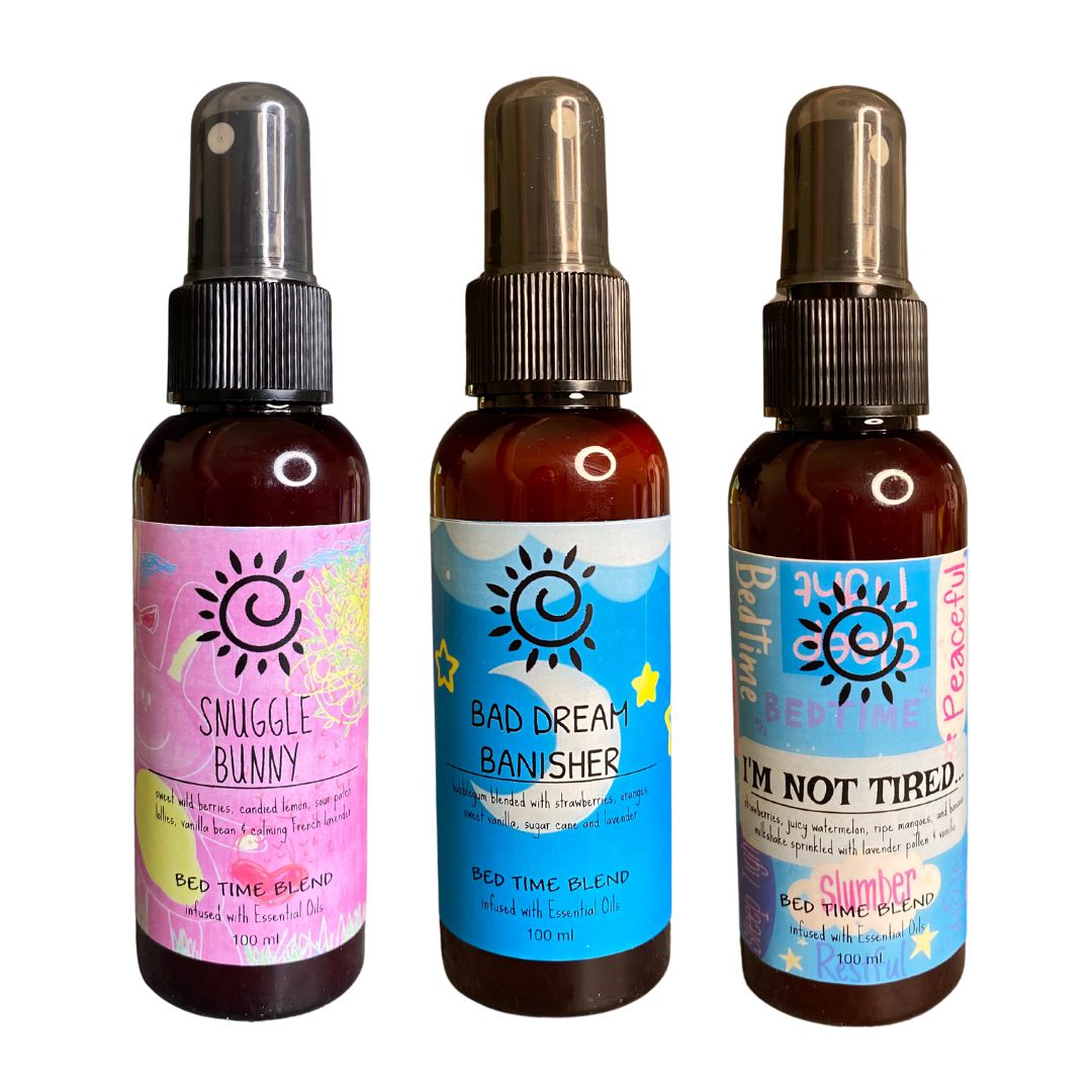 Nightmare Neutraliser Bundle - Bed Time Blend Sleep Spray for Kids *EO 3 x 100ml-Pillow Mist-Elena Bath and Body-natural-chemical-free-made-in-australia