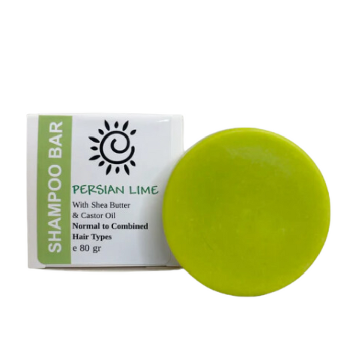Persian Lime - Shampoo Bar for Sensitive Scalp [Normal to Combined Hair Types]-Solid Shampoo Conditioner Bar-Elena Bath and Body-natural-solid-shampoo-conditioner-curly-hair-ph-balanced-made-in-australia