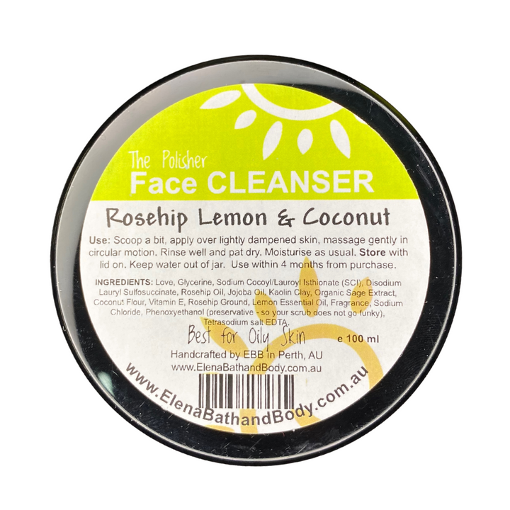 Face Cleanser - Rosehip Lemon & Coconut EO* For Oily Skin