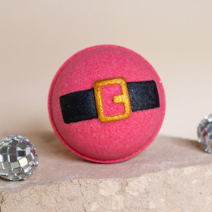 Santa’s Big Belly - Bath Bomb-Luxury Bath Bomb-Elena Bath and Body-natural-chemical-free-bath-bombs-for-kids-made-in-australia