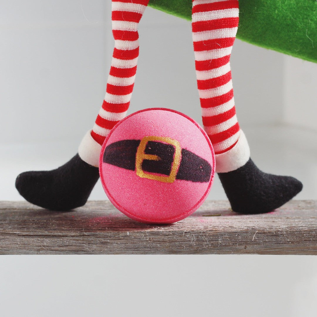 Santa’s Big Belly - Bath Bomb-Luxury Bath Bomb-Elena Bath and Body-natural-chemical-free-bath-bombs-for-kids-made-in-australia