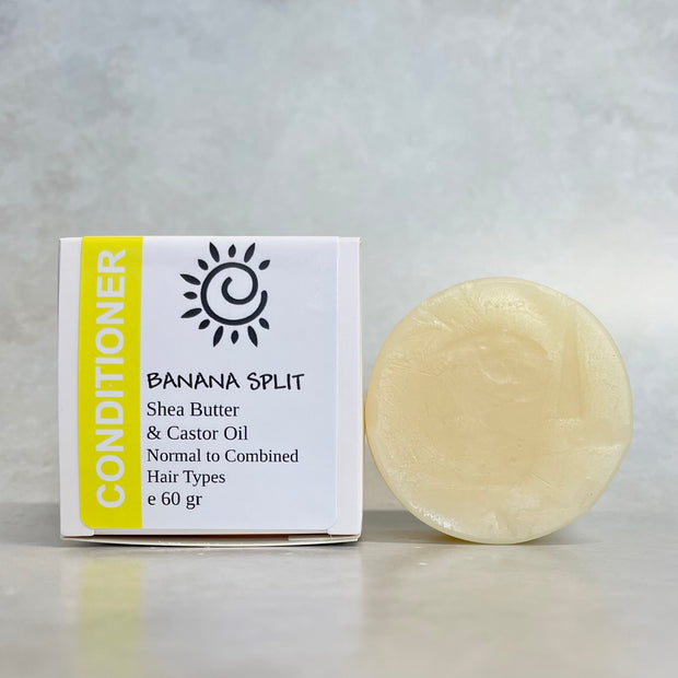 Banana Split - Conditioner Bar [Normal to Combined Hair Types]