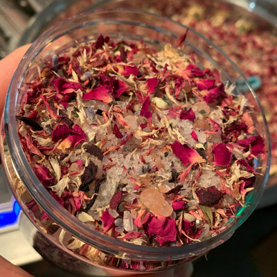 Herbal Salt Infusion Bath Tea - Rose