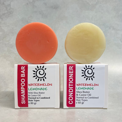 Watermelon Lemonade - Shampoo & Conditioner Combo [Normal to Combined Hair Types]
